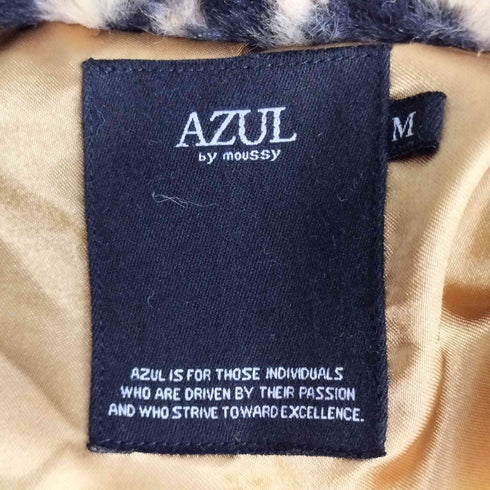 アズールバイマウジー AZUL by moussy レオパード フェイクファーコート レディース JPN:M