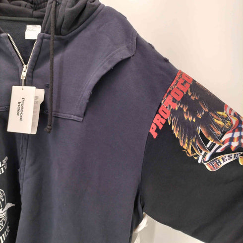 Protocol Index UPSIDE DOWN ZIP HOODIE import メンズ 2