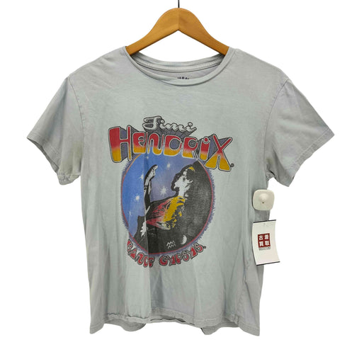 AUTHENTIC HENDRIX アーティスト プリント クロップド Tシャツ レディース import:XS