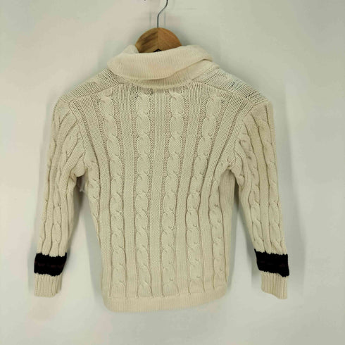 ポロバイラルフローレン Polo by RALPH LAUREN ケーブルニット ショールカラー カーディガン レディース JPN:7号