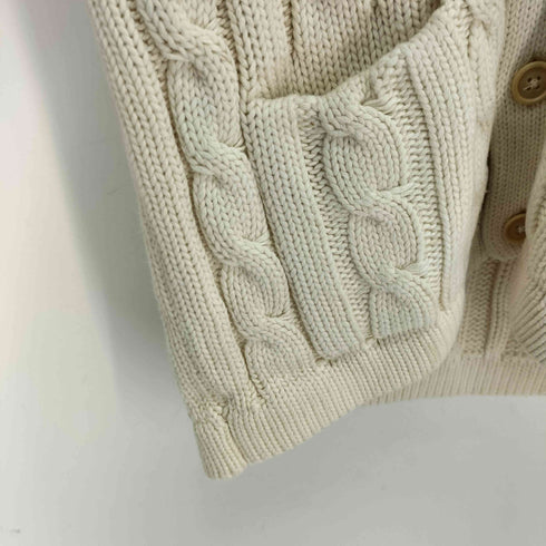 ポロバイラルフローレン Polo by RALPH LAUREN ケーブルニット ショールカラー カーディガン レディース JPN:7号