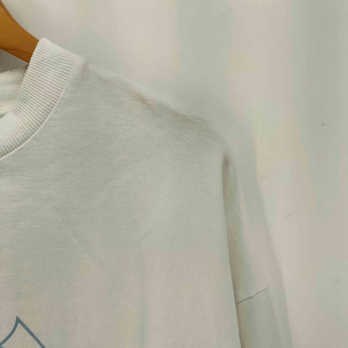 チック THICC vestiti ラメ フロント プリント 長袖 Tシャツ レディース FREE