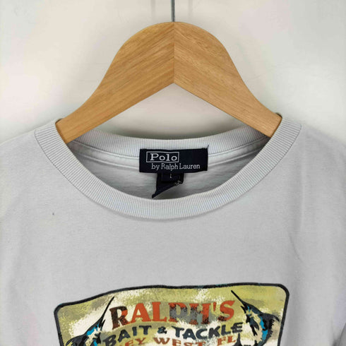 ポロバイラルフローレン Polo by RALPH LAUREN RALPH’S BAIT&TACKLE グラフィックプリント Tシャツ メンズ import:L