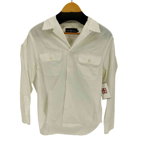 ラルフローレン RALPH LAUREN 90S 開襟 ダブルポケット 長袖シャツ メンズ 11