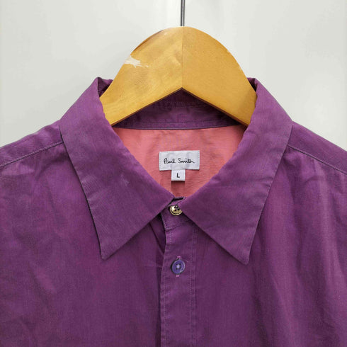 ポールスミス Paul Smith ボックスシルエット S/S コットンシャツ メンズ import:L