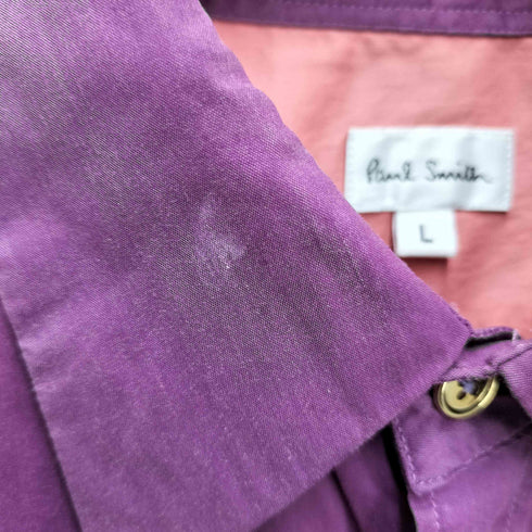 ポールスミス Paul Smith ボックスシルエット S/S コットンシャツ メンズ import:L