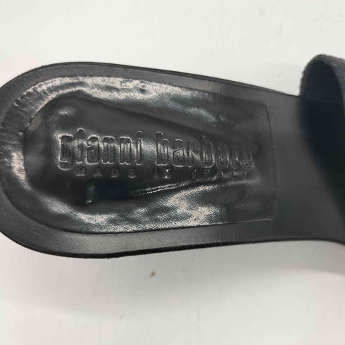 gianni barbato MADE IN ITALY ジャン二バルバートイタリア製 ポインテッドトゥ ミュール サンダル ハイビスカス レディース EUR:38