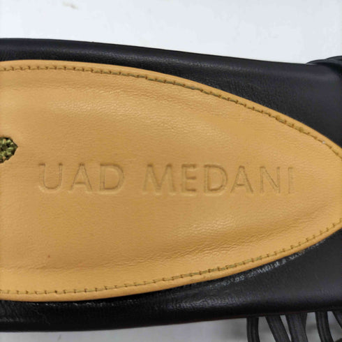 UAD MEDANI MADE IN SPAIN スペイン製 ポインテッドトゥ ミュール サンダル レザーコード デザイン レディース EUR:37