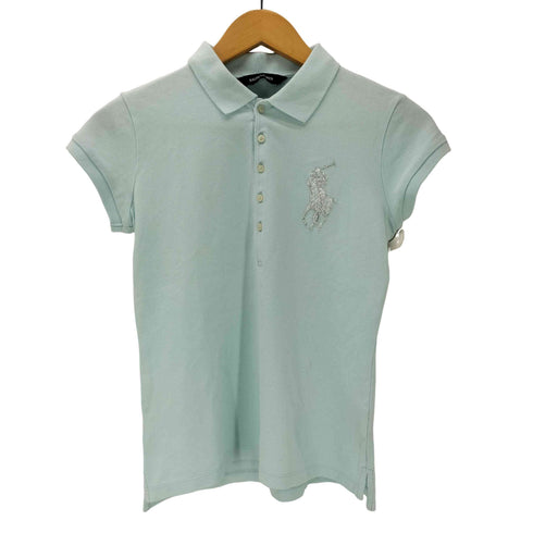 ラルフローレン RALPH LAUREN ビッグ ポニー ビーズ ポロシャツ Y2K レディース