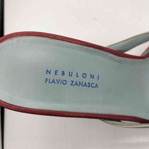 NEBULONI MADE IN ITALY ネブロー二 イタリア製 ミュール スクエアトゥ ストラップ レディース 36 1/2