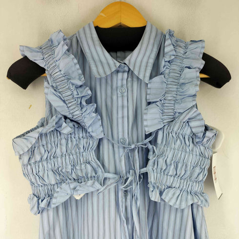 ダズリン dazzlin ギャザービスチェSETシャツワンピース レディース import:M