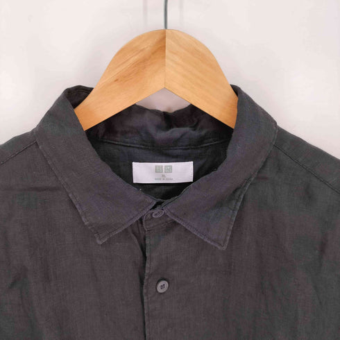 ユニクロ UNIQLO プレミアム リネン シャツ メンズ JPN:XL
