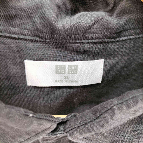 ユニクロ UNIQLO プレミアム リネン シャツ メンズ JPN:XL
