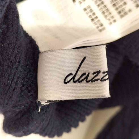 ダズリン dazzlin ケーブルシャツドッキングニット レディース FREE