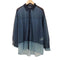 ケイビーエフ KBF 24AW レイヤードシアーシャツ レディース ONE SIZE