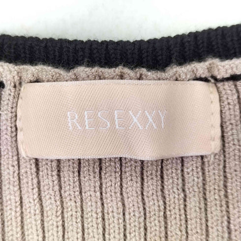 リゼクシー RESEXXY ストリングデザインタイトニットワンピース レディース import:M
