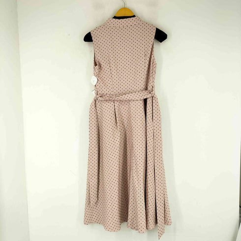 GINZA COUTURE ノースリーブ ドットワンピース レディース US:6