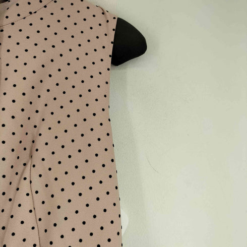 GINZA COUTURE ノースリーブ ドットワンピース レディース US:6