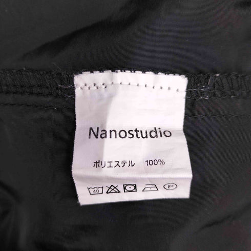 NANOSTUDIO ギャザーデザイン パンツ メンズ