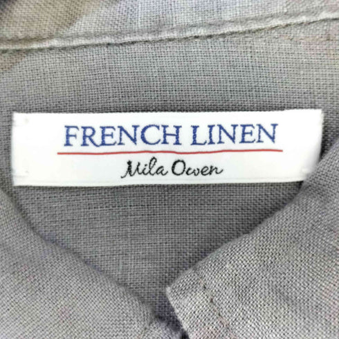 ミラオーウェン Mila Owen カフスデザインリネンシャツ レディース JPN:0