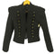 ザラ ZARA ショルダーパッドブレザー ナポレオンジャケット レディース import:S