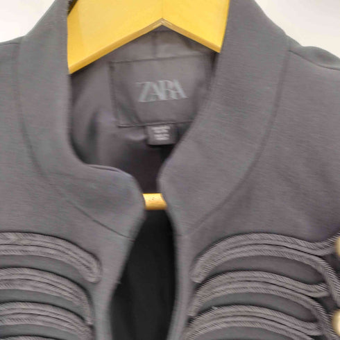 ザラ ZARA ショルダーパッドブレザー ナポレオンジャケット レディース import:S