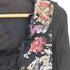 reve de bijoux 花柄 ベロア切替 シャーリングブラウス レディース