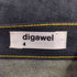 ディガウェル DIGAWEL ジップフライ コットン ワイドデニムパンツ メンズ JPN:0