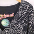 デシグアル Desigual メタリックプリント 袖切替 Vネックワンピース レディース import:XL