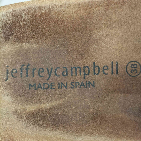 ジェフリーキャンベル Jeffrey Campbell ジュート厚底デニムサンダル レディース 38