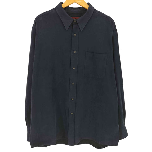 コヴィントン Covington フェイクスエード ポケット L/S シャツ メンズ import:XL