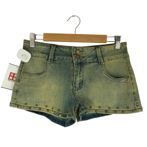 スタッズ加工 ショートパンツ レディース JPN:L