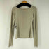 フロントプリント L/S カットソー Y2K レディース