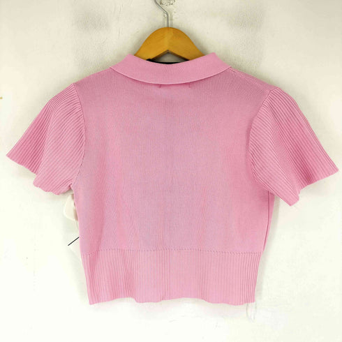 JUDY SHOP 斜めボタン S/S ポロシャツ レディース