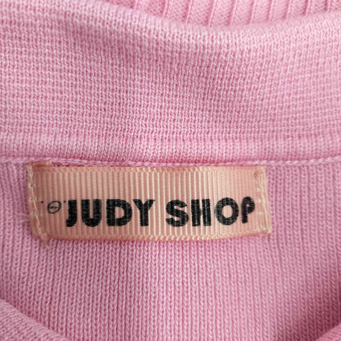 JUDY SHOP 斜めボタン S/S ポロシャツ レディース