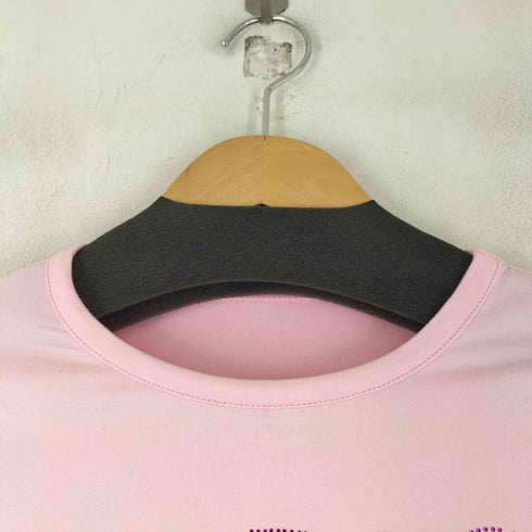 ラインストーン加工 S/S Tシャツ レディース