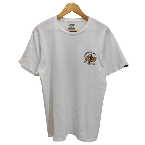 バンズ VANS CLASSIC FIT PERMENENT VACATIONS S/S TEE 両面プリント クルーネック S/S Tシャツ メンズ import:M