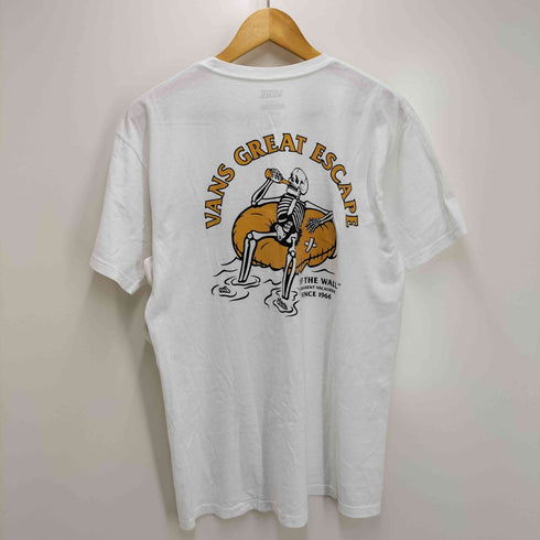 バンズ VANS CLASSIC FIT PERMENENT VACATIONS S/S TEE 両面プリント クルーネック S/S Tシャツ メンズ import:M