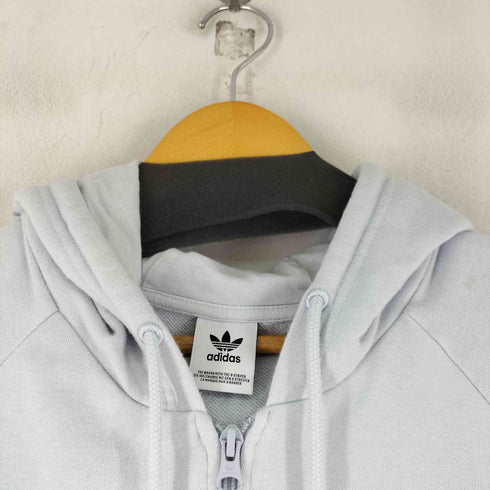 アディダス adidas ラインストーンロゴ ジップアップパーカー レディース JPN:XL