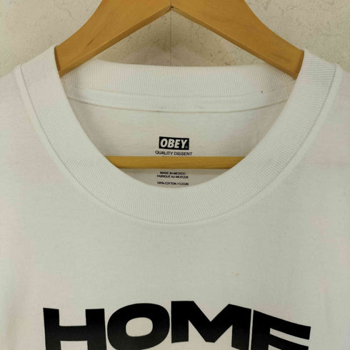 オベイ OBEY HOME T-SHIRT メンズ L