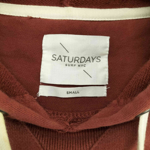 サタデーズサーフニューヨーク SATURDAYS SURF NYC ロゴプリントプルオーバー メンズ JPN:S
