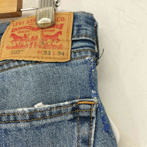 リーバイス Levis 145周年 ボタン裏4582 505ジップフライデニムパンツ メンズ W33L34