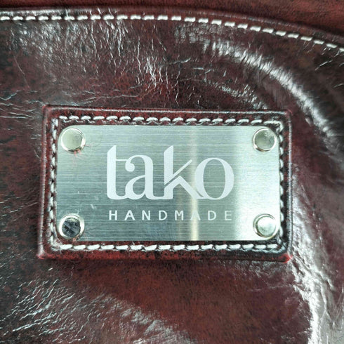 tako handmade 2WAY ボストン型 レザーショルダーバッグ レディース