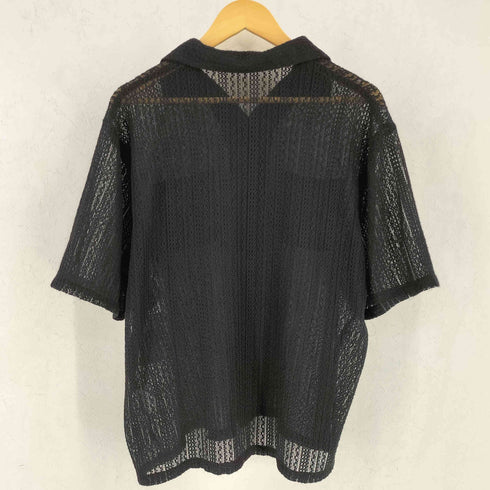 フリークスストア FREAKS STORE レース編みオープンカラーシャツ メンズ M