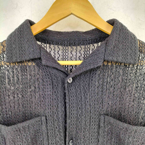 フリークスストア FREAKS STORE レース編みオープンカラーシャツ メンズ M