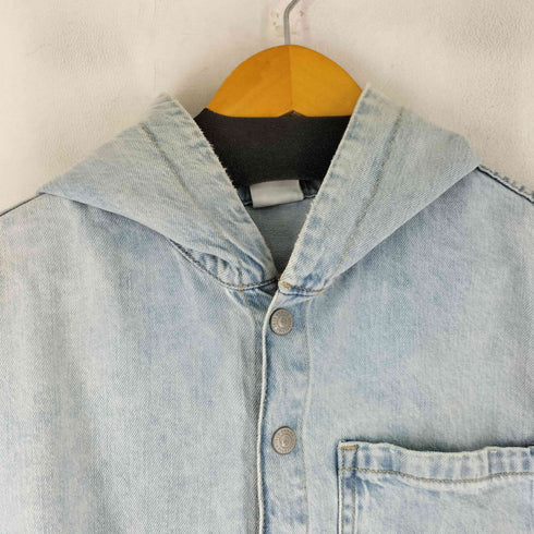ザラ ZARA フーデット デニムジャケット メンズ 14
