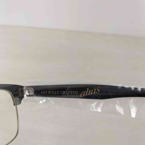 ALIAS} ART FULLY CRAFTED クラシックメガネ メンズ