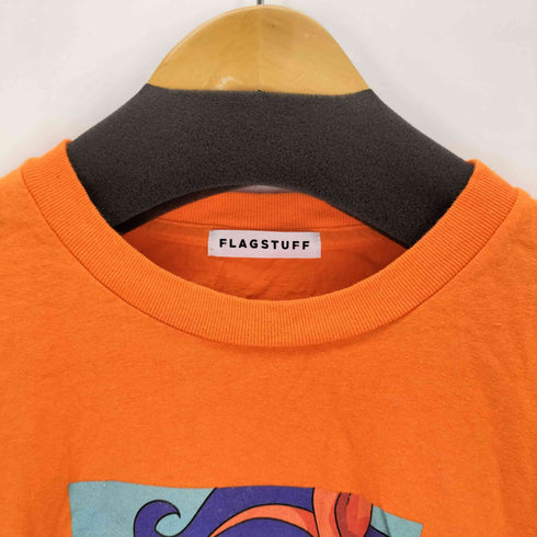 フラグスタフ F-LAGSTUF-F アニメキャラクタープリントTシャツ メンズ JPN:L
