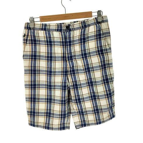 フレッドペリー FRED PERRY ボタンフライ チェックハーフパンツ メンズ JPN:L