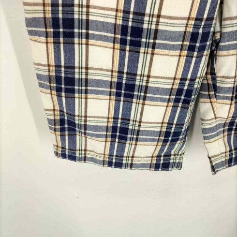 フレッドペリー FRED PERRY ボタンフライ チェックハーフパンツ メンズ JPN:L